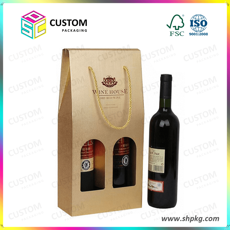 Two pack beer gift box carrier